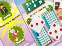 Jeu mobile Math and dice kids educational game