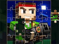Jeu mobile Minecraft soldiers jigsaw