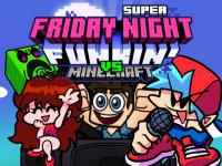 Jeu mobile Super friday night funki vs minecraft