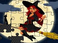 Midnight witches jigsaw