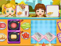 Jeu mobile Nom nom toast maker