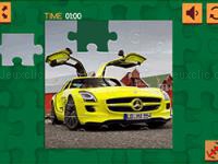 Jeu mobile Mercedes-benz sls e-cell puzzle