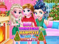 Jeu mobile Bff christmas tree hairstyle and biscuits