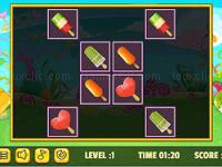 Jeu mobile Icecream cards match