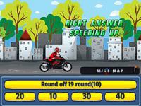 Jeu mobile Bike racing math rounding