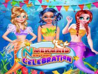 Jeu mobile Mermaid new year celebration