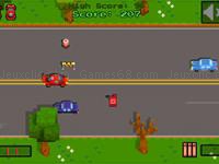 Jeu mobile Pixel road survival