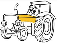 Jeu mobile Tractor coloring pages