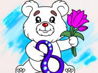 Jeu mobile March coloring book