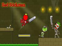 Jeu mobile Red stickman: fighting stick