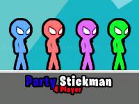 Jeu mobile Party stickman 4 player