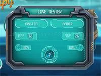 Jeu mobile Futuristic love tester