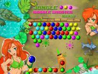 Jeu mobile Jungle bubble shooter mania