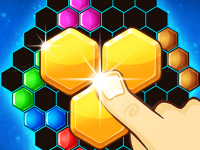 Jeu mobile Hexa 2048 puzzle - block merge