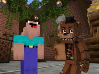 Jeu mobile Noob vs 1000 freddys