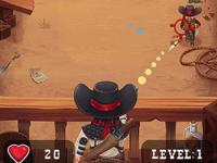Jeu mobile Cowboy saloon defence