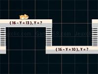 Jeu mobile Hamster grid algebra