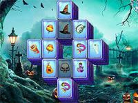 Jeu mobile Spooky halloween solitaire mahjong