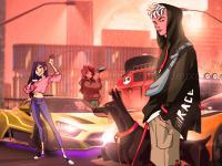 Jeu mobile Rod multiplayer car driving
