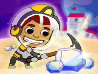 Jeu mobile Idle miner space rush