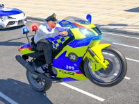 Jeu mobile Police bike stunt race game