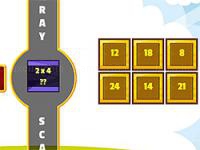 Jeu mobile X-ray math multiplication