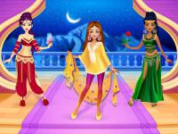 Arabian princess dress up game