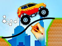 Jeu mobile Draw and save the car