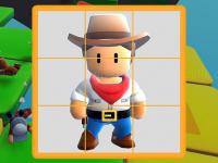 Jeu mobile Stumble boys sliding puzzle
