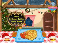 Jeu mobile Cooking golden santa bread