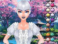 Jeu mobile Vampire doll avatar creator