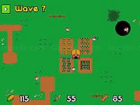 Jeu mobile Super chicken td