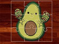 Jigsaw puzzles: avocado