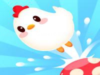 Jeu mobile Crazy chicken jump