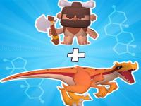 Jeu mobile Dino merge wars