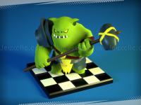 Jeu mobile Checkers rpg: online pvp battle