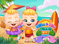 Jeu mobile Mike and mia beach day