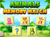 Jeu mobile Animals memory match