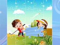 Jeu mobile Happy kids jigsaw