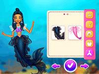Jeu mobile Princess turned into mermaid