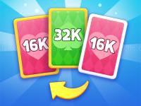 Jeu mobile X2 solitaire merge: 2048 cards