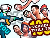 Jeu mobile You vs 100 skibidi toilets
