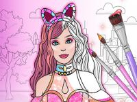 Jeu mobile Dress up games & coloring book