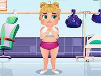 Hospital gymnast emergency