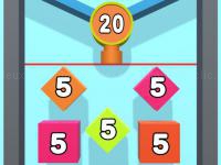 Jeu mobile Balls drop 2048