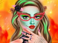 Jeu mobile Makeup studio halloween