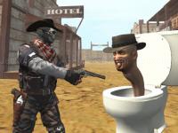 Jeu mobile Cowboy vs skibidi toilets