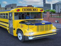 Jeu mobile School bus game driving sim