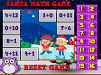 Jeu mobile Santa math