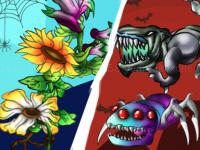 Jeu mobile Angry plants flower